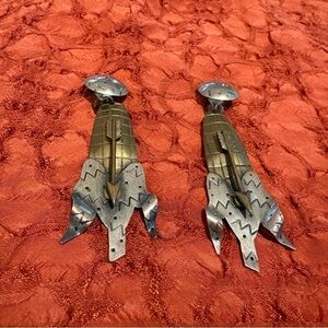 Thomas Mann vintage Sterling Silver/bronze  Earrings